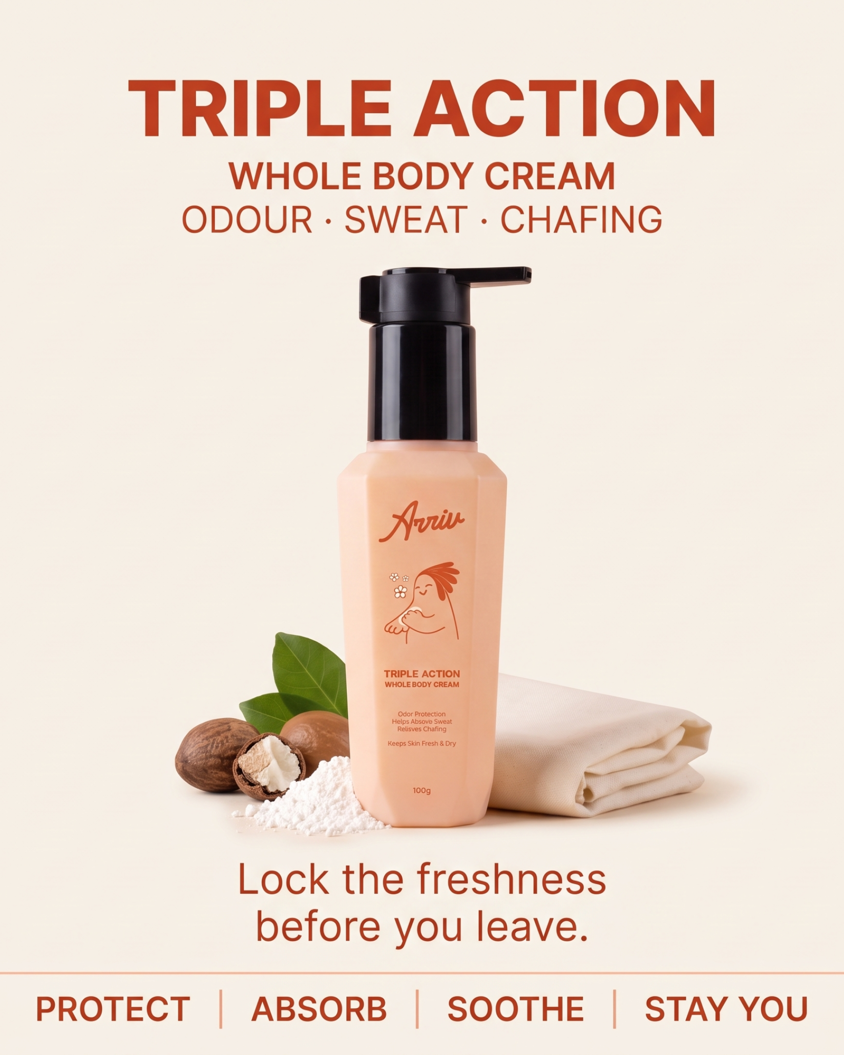 Triple Action Whole Body Cream
