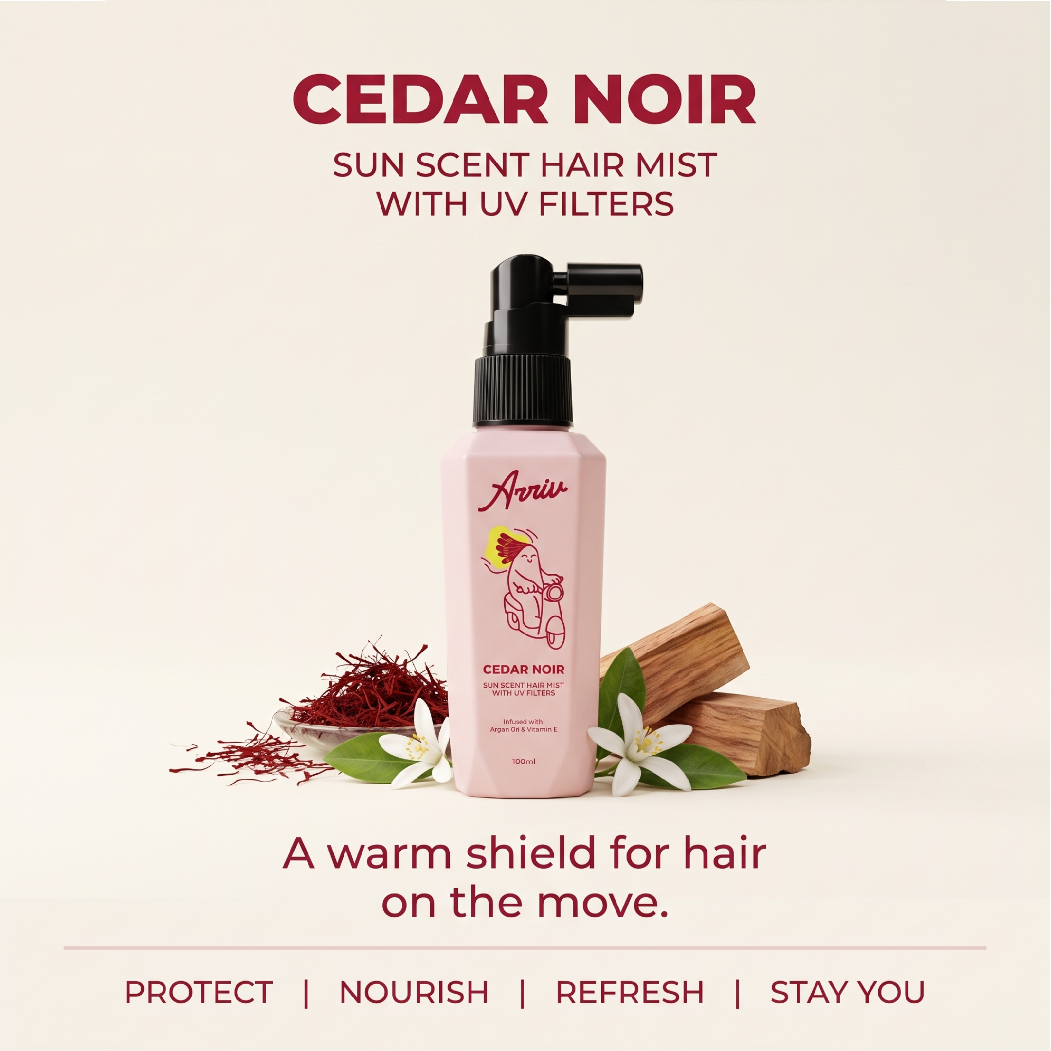 Sun Scent Hair Mist (Cedar Noir)
